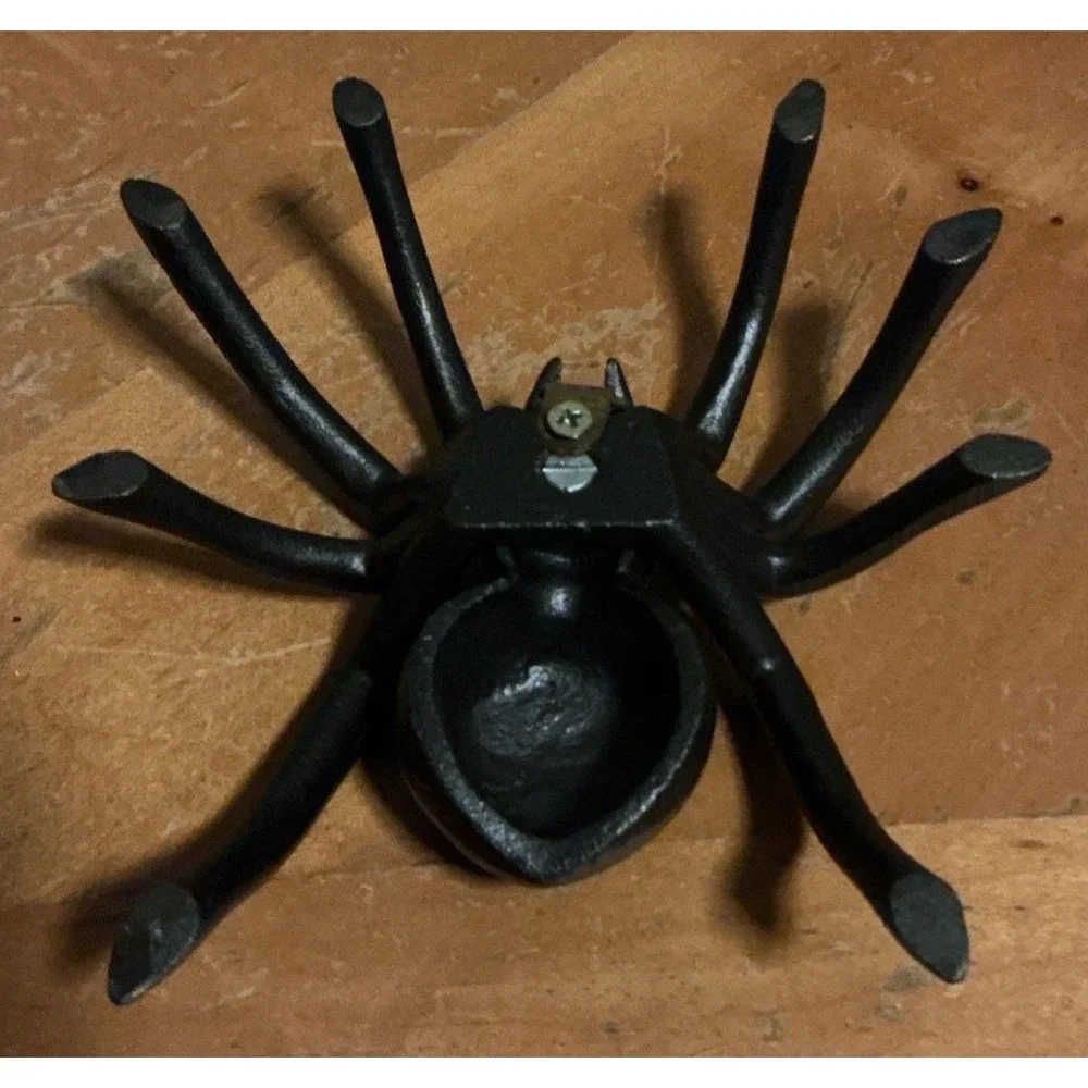 6 In‎ Cast Iron Spider Wall Decor